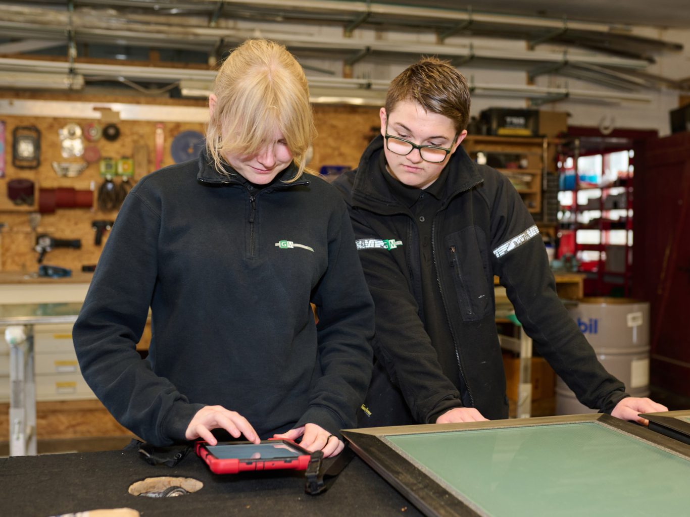 Eine gute Ausbildung ist in der Glaserei Manske Chefsache.